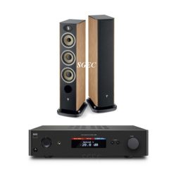 視紀音響 FOCAL 法國 Aria Evo X N°2 三音路低音反射式 落地喇叭 + 英國 NAD C368 數位 類比兩用 綜合擴大機 公司貨