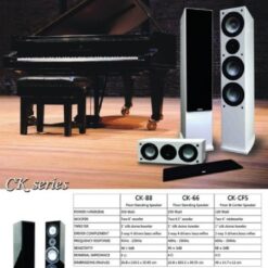 視紀音響 DECO ART CK-88 落地喇叭 雙八吋 鋼烤黑 鋼烤白 公司貨