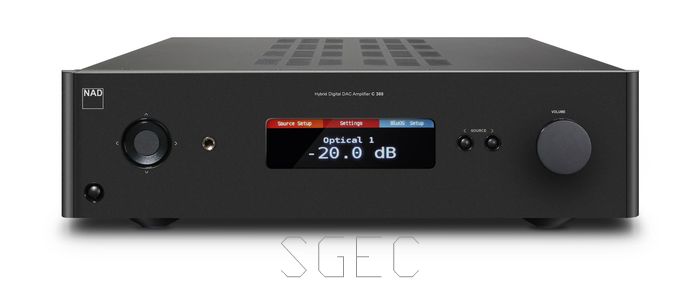 視紀音響 展示 出清 英國 NAD C388 數位 類比兩用 綜合擴大機 +BluOS 2i 數位串流