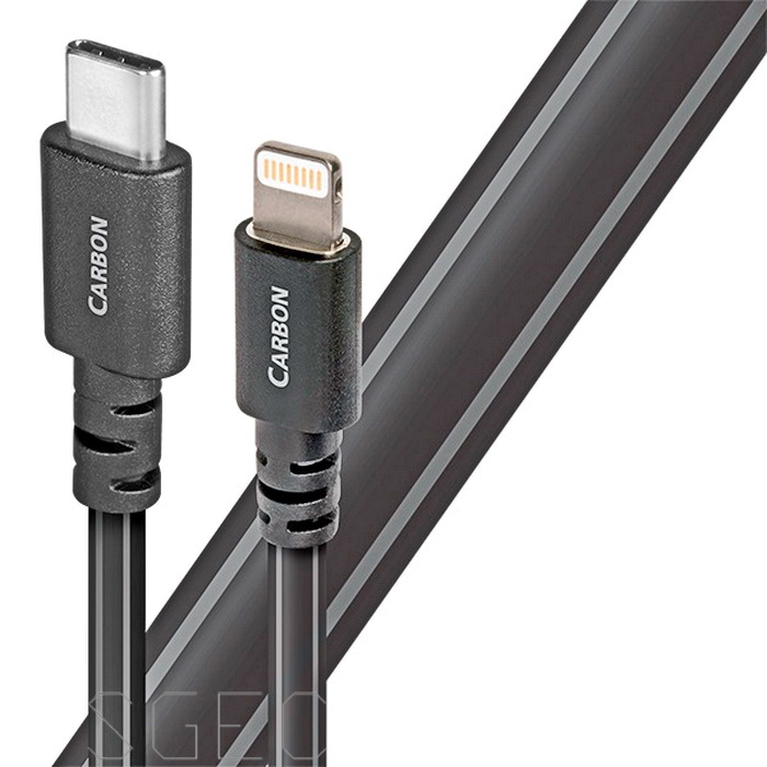 視紀音響 AudioQuest 美國 Carbon 碳 LIGHTNINGTYPE C USB Cable線 1.5M 含銀0.5 公司貨 視紀音響