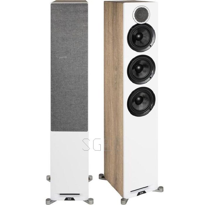 視紀音響 ELAC 德國 Debut Reference DFR 52 落地喇叭 鋼烤黑 白 一對 公司貨:圖片 3