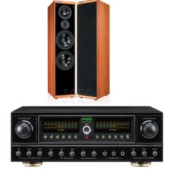 視紀音響 KTF DM-899II 落地喇叭 + FNSD RAV-300 綜合擴大機