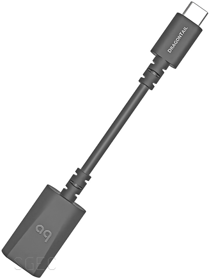 視紀音響 AudioQuest 美國 DRAGONTAIL USB TYPE-C 轉 USB A 短延伸線 2.0 Extender 公司貨