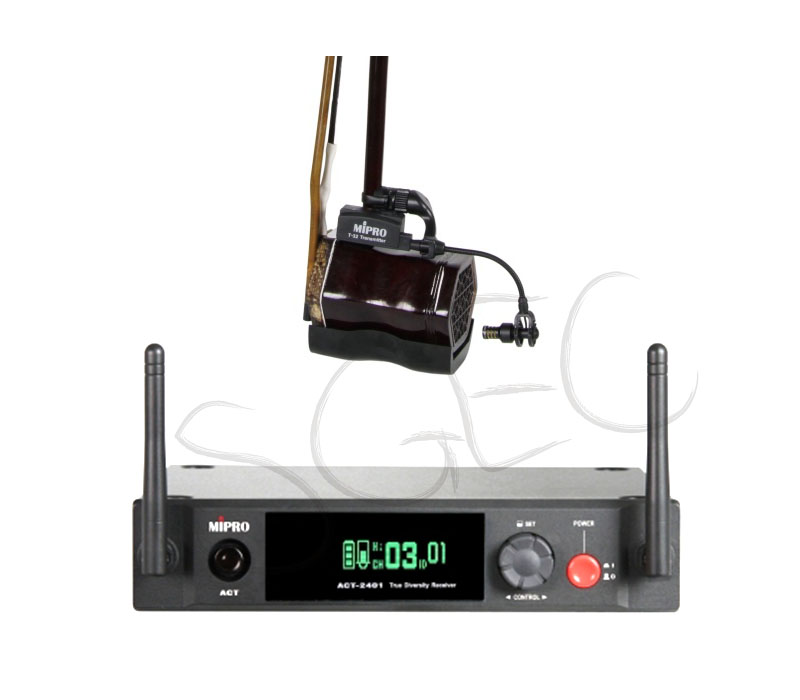 視紀音響 MIPRO 嘉強 ET-24 二胡 無線麥克風 ACT-2401 接收機模組 2.4G發射器專用 含充電座 公司貨