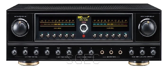 視紀音響 HD-A6K MIXER 數位迴音 卡拉OK 綜合擴大機 內建抑制處理