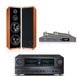 視紀音響 居家歡唱組 HR-2502N 380W 卡拉OK 擴大機+KTF DM-2528 卡拉OK 喇叭+MIPRO 嘉強 ACT-3500A 充電式 無線麥克風