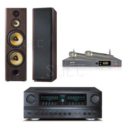 視紀音響 居家暢銷組 FNSD HR-2502N 380W 擴大機 + SP-993 雙十吋 卡拉OK喇叭 +MIPRO 嘉強 ACT-3500A 充電式 無線麥克風