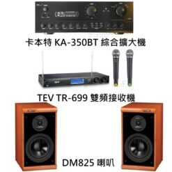 視紀音響 KA-350BT 擴大機 TEV TR-699 無線麥克風 KTF DM-825喇叭 適用5坪