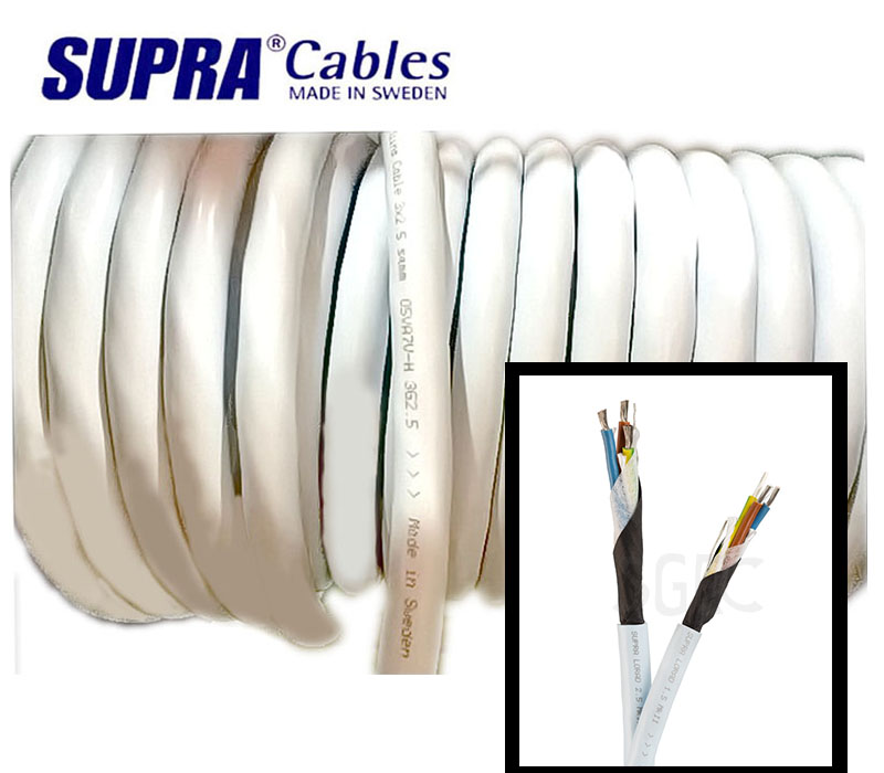 視紀音響 SUPRA 瑞典 LORAD 電源線 3G2.5 MKII 第二代 1米 切售 特殊屏蔽設計 有效隔絕干擾 通過歐美認證