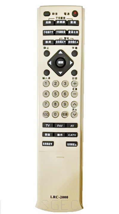 視紀音響 PX大通 LRC-2000 奇美 東芝 液晶電視專用遙控器