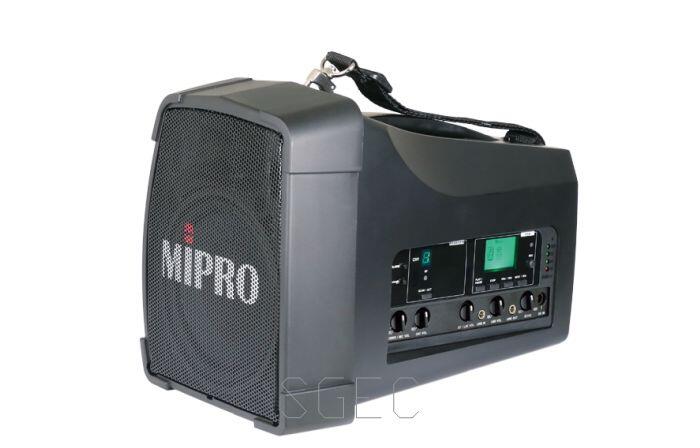 視紀音響 MIPRO MA-200D 5.8G 雙頻 肩掛式 無線喊話器 贈 SC-20防塵袋 麥克風2支:圖片 2