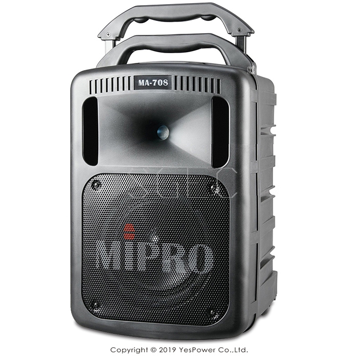 視紀音響 MIPRO MA-708 MA-709 豪華型 手提式無線擴音機 190W USB 藍芽 公司貨