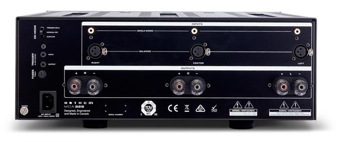視紀音響 AnTHEM MCA 325 後級擴大機 3聲道輸出 每聲道225W 公司貨:圖片 3