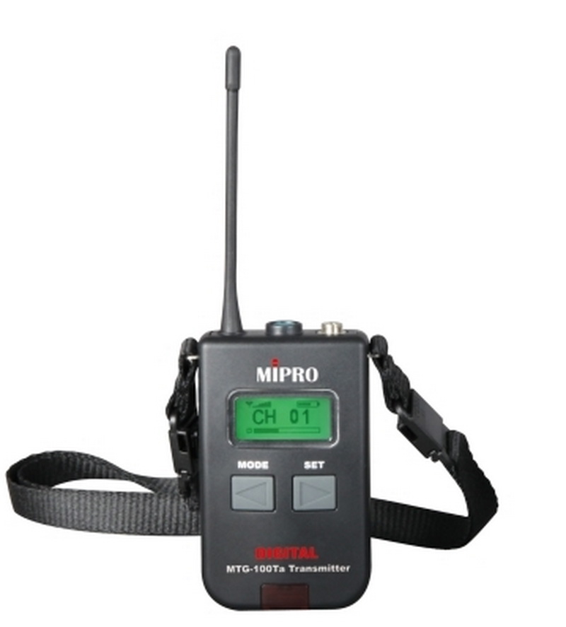 視紀音響 MIPRO 嘉強 MTG-100Ta 電池式 導覽 數位式發射器 適合會議 遊覽團隊