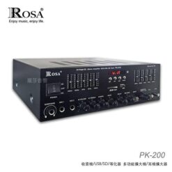 視紀音響 Rosa PK-200 加強版 小鋼砲 擴大機 功率100瓦 藍牙功能 公司貨