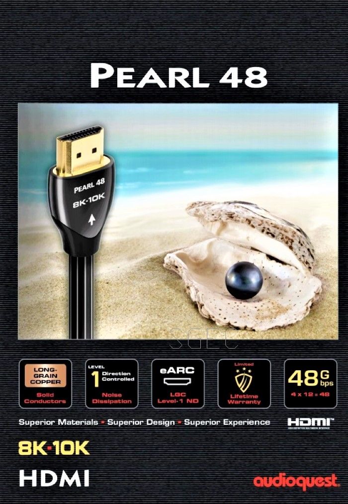 視紀音響 AudioQuest 美國 Pearl 48 珍珠 HDMI線 2.1版 eARC 2M 公司貨