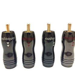 視紀音響 Audioquest 美國 RCA-800 鍍銀RCA端子 9mm線徑 4個/組
