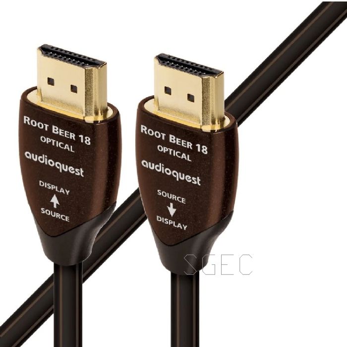 視紀音響 AudioQuest HDMI Root Beer 18 4K 光纖HDMI線 2.0版 25M 美國公司貨:圖片 2