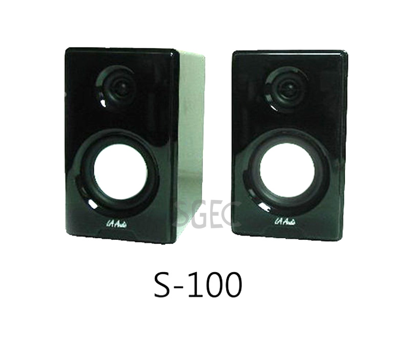 視紀音響 LA Audio S-100 書架喇叭 二音路 高傳真 黑鋼烤 公司貨
