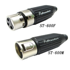 視紀音響 ST-600M XLR 平衡公頭 母頭 鍍金 台灣製 一對