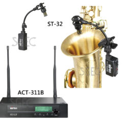 視紀音響 MIPRO 嘉強 ST-32 薩克斯風 管樂器 專用 無線麥克風套件組 ACT-311B 自動選訊 接收機 STR-32 公司貨