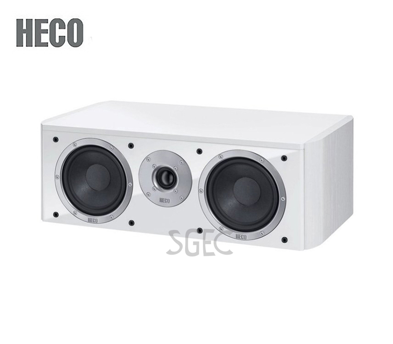 視紀音響 HECO 德國 MUSIC STYLE CENTER 2 中置喇叭 2音路 鋼烤白 一支 公司貨