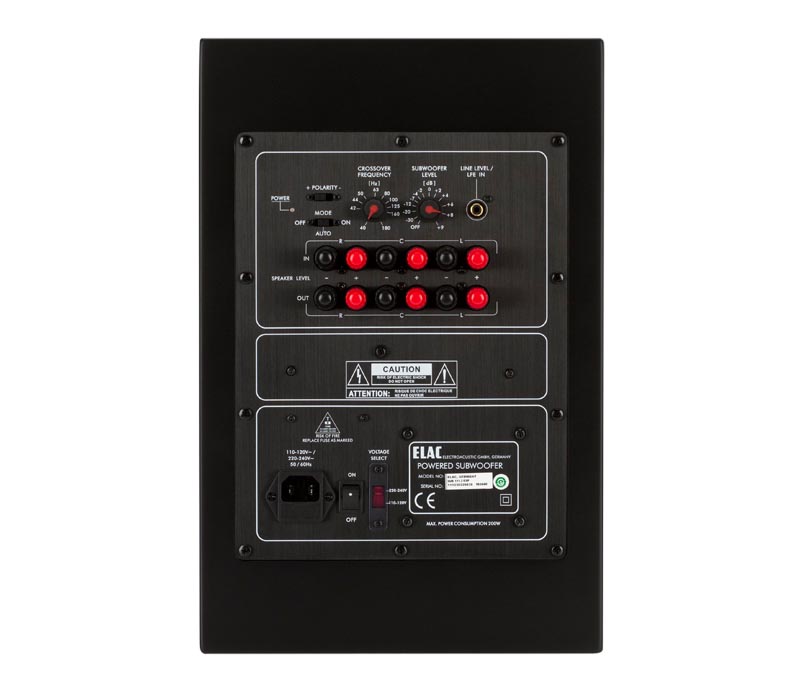 視紀音響 德國 ELAC SUB 111.2 ESP 超低音喇叭 鋼烤黑 一支 公司貨:圖片 3