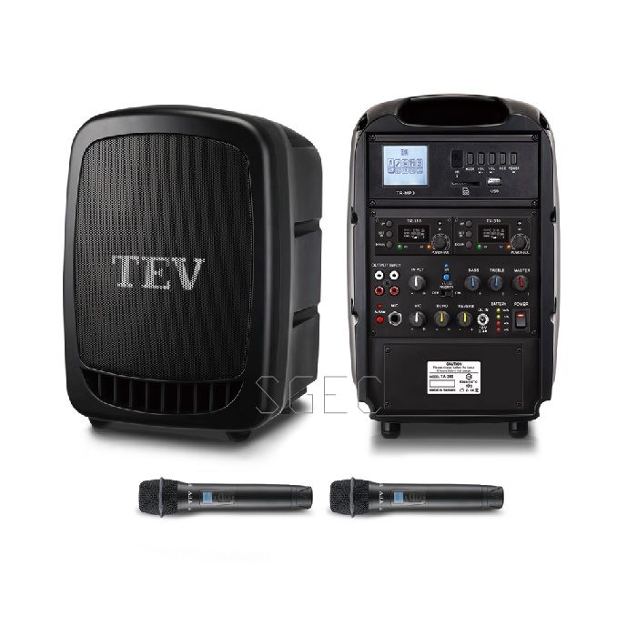 視紀音響 TEV TA-380 無線擴音機 80W 單頻 藍芽 USB 贈防塵保護套