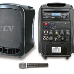 視紀音響 TEV TA-380 手提式無線擴音機 一支 單頻 30W UHF 頻率可調 CD SD USB 贈防塵保護套