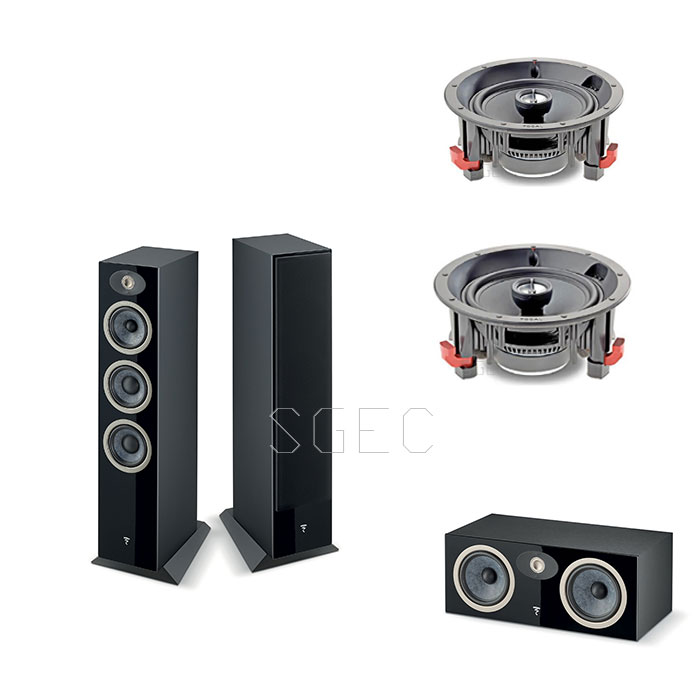 視紀音響 特惠 FOCAL 5聲道 Theva N2 +Theva CC + 100 ICW6 2支