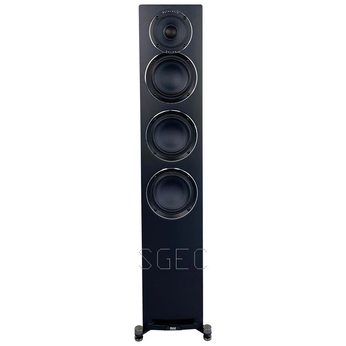 視紀音響 展示 特價 ELAC 德國 UNI-FI REF UFR52 落地喇叭 木紋 黑一對 公司貨:圖片 4