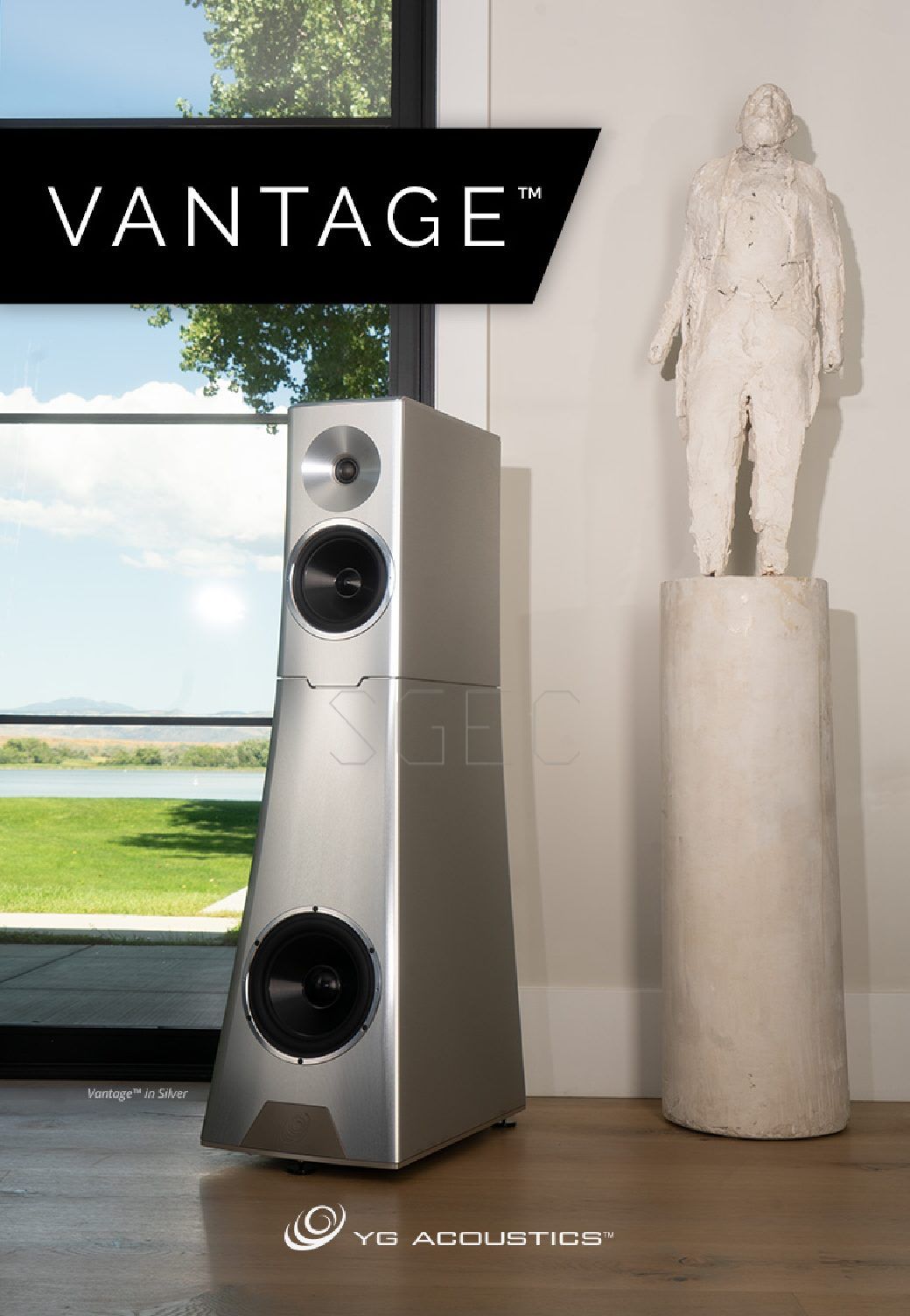 視紀音響 YG ACOUSTICS VANTAGE 3 3音路 落地喇叭 8.75吋喇叭單體 黑銀兩色任選:圖片 2