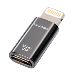 視紀音響 AudioQuest USB MICRO - LIGHTNING 轉接頭 安卓轉蘋果 方便攜帶 IPHONE HTC SONY SUMSUG