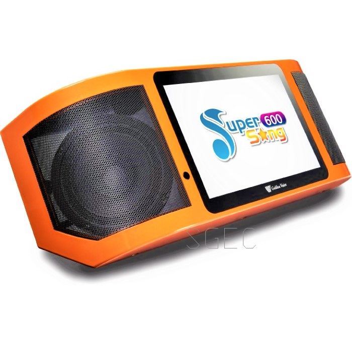 【母親節最佳好禮】視紀音響 金嗓 Super Song 600 多媒體伴唱機 休閒攜帶型卡拉OK 公司貨 – 視紀音響