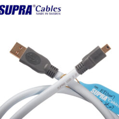 視紀音響 瑞典 SUPRA USB 2.0 A- Mini-B USB線 24k鍍金銅 原裝進口 迎家代理 公司貨 1米/2米 公司貨